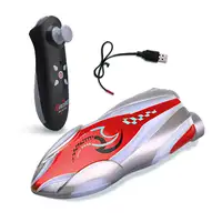 HUICAN 809 Mini Remote Control High Speed RC Boat Two Motors Led Light 360° Rotation Palm Speed Boat Summer Water Toy Pool Toy 1