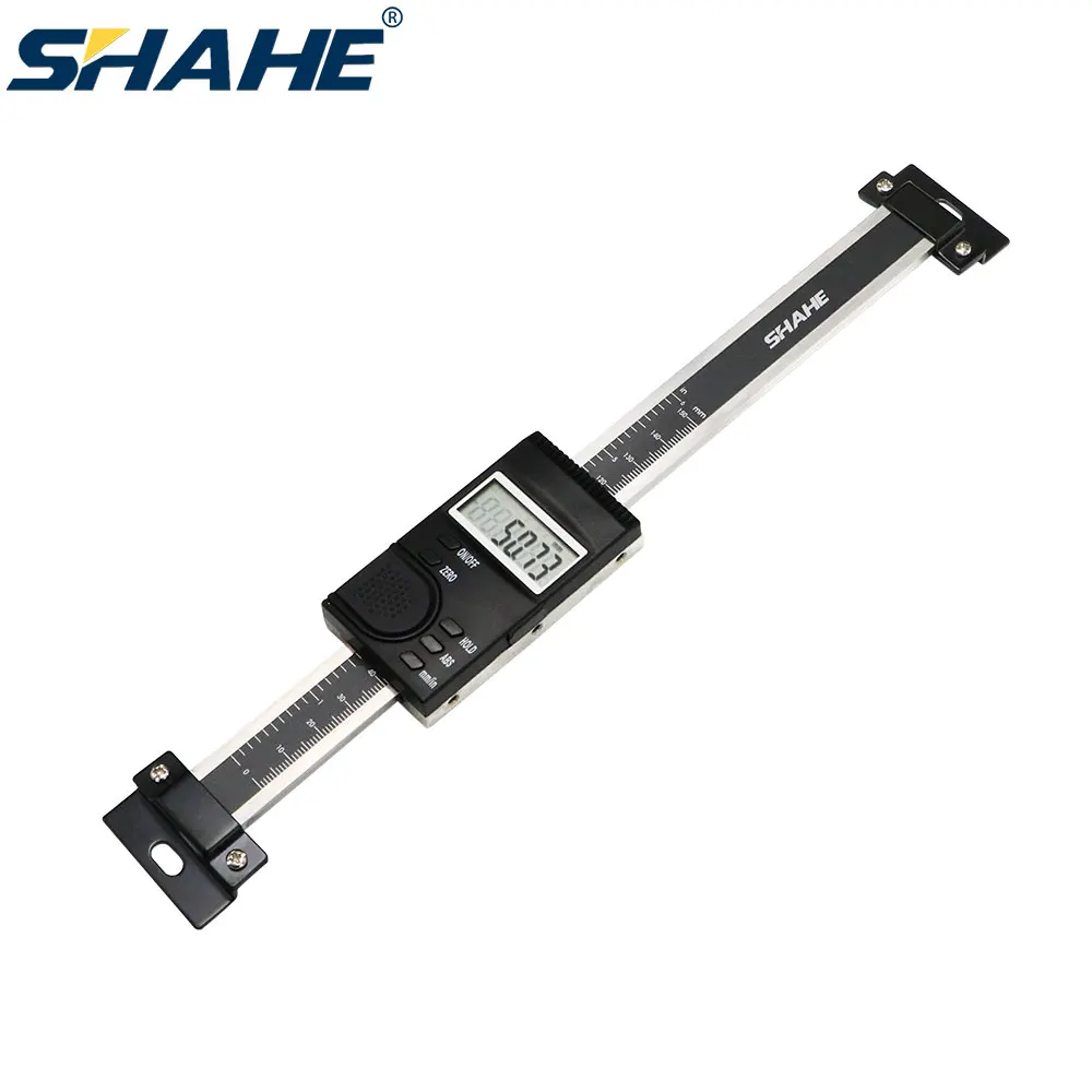 0 200mm Vertical Type Digital Linear Scale Ruler Stainless Steel
