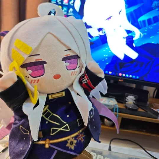 Anime Blue Archive Sorasaki Hina Cosplay 30CM Cartoon Hand Puppet Cute and Funny Plushie Boys Girls Xmas Gift