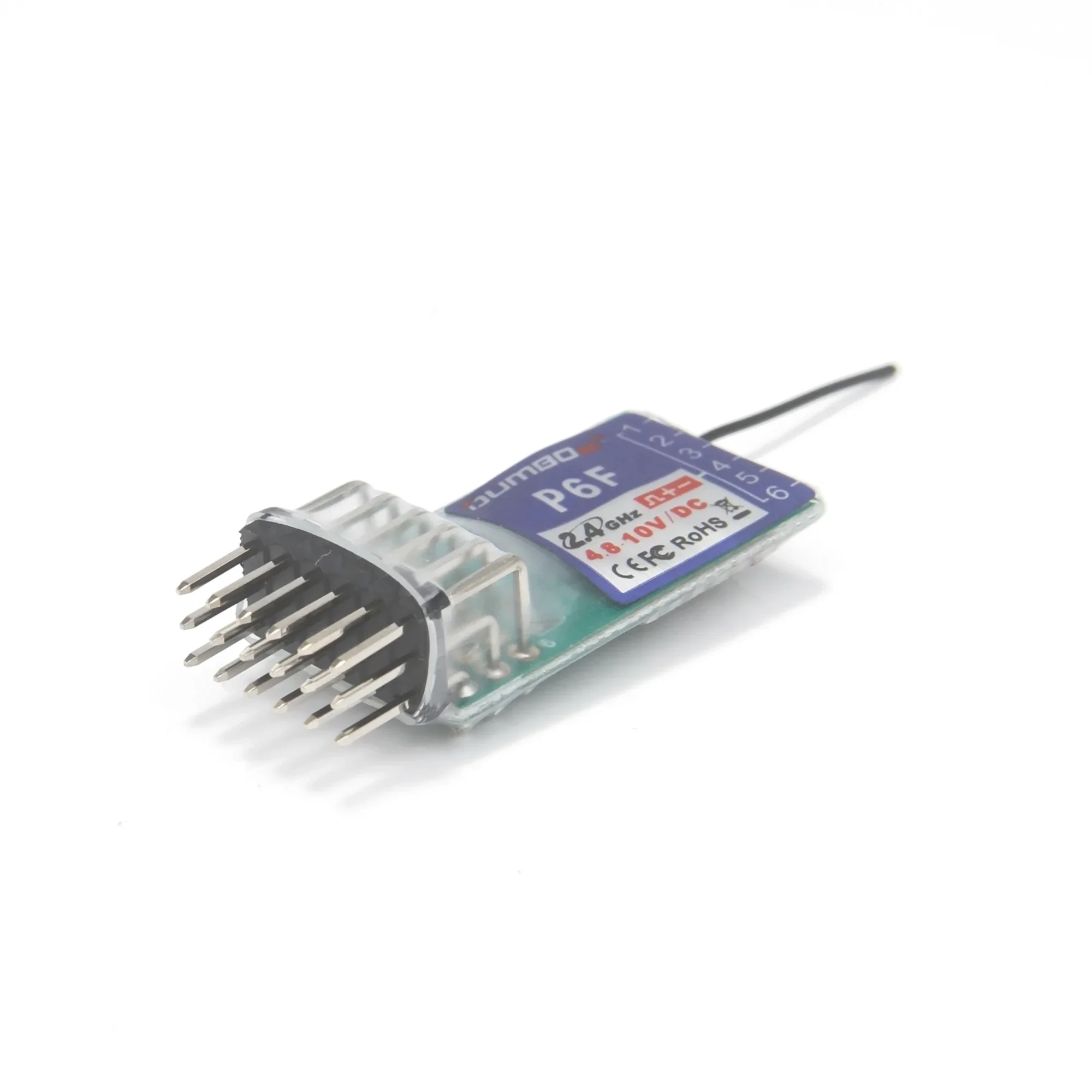 DUMBORC P6DC P10FG P4FMG P6FG MINI 4CH 6CH 10CH 10 Kanal Gyro Empfänger Spannung Rückkehr für X4 X6 Sender RC Auto Boot – Detail 15