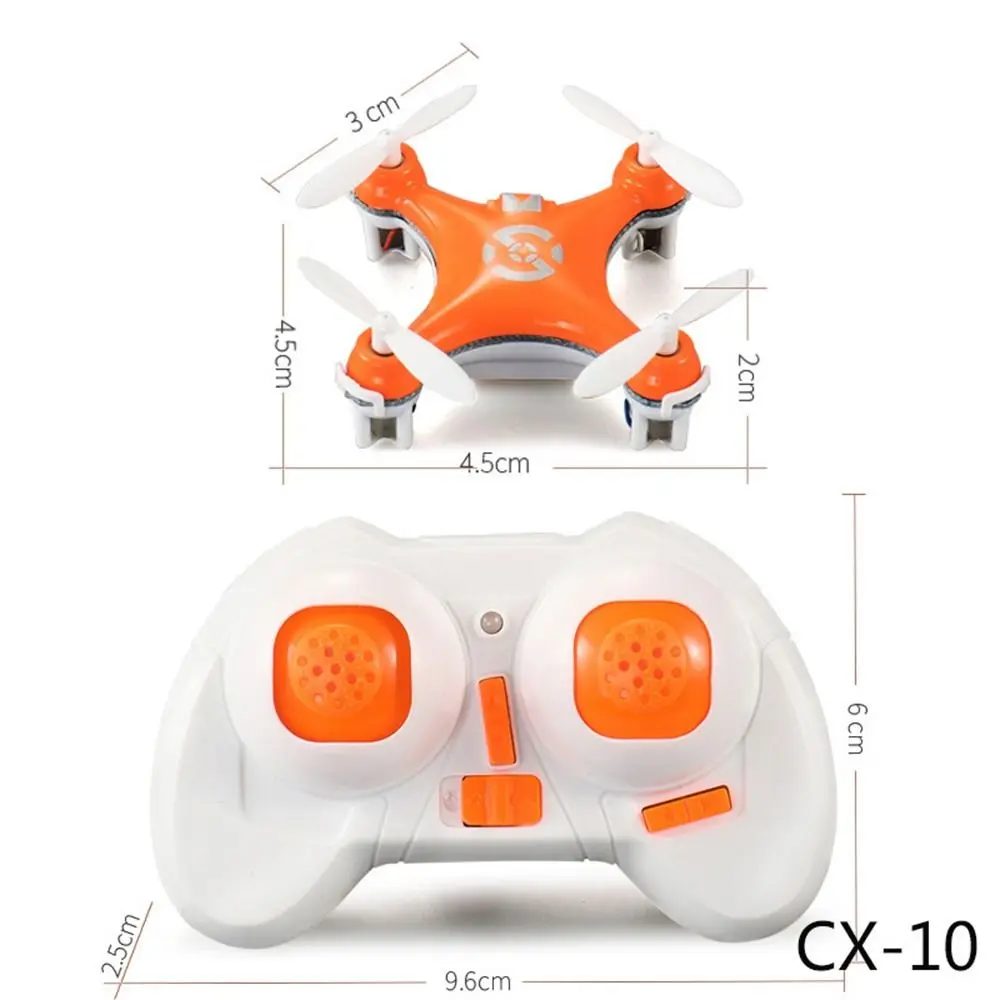 Mini Drone Jouet Enfant - Télécommande USB - Rose/Bleu/Orange