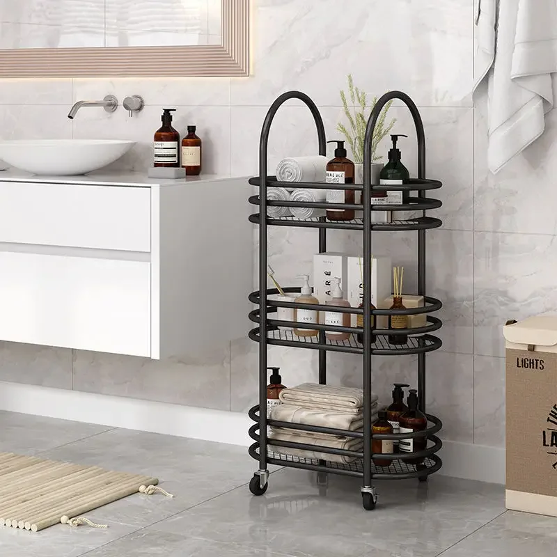 Kitchen Islands Trolleys Beauty Salon Trolley with Wheels Mobile Barber Shop Nail Tool Cart Storage Rack Multifunctional Racks
