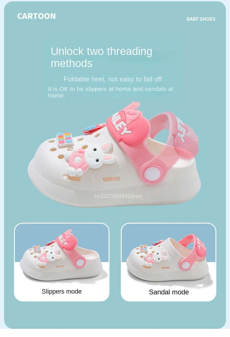 Hausschuhe, Babyschuhe, Sandalen, Pantoletten, atmungsaktive Sandalen für Jungen und Mädchen mit weicher Sohle für Aktivitäten im Innen- und Außenbereich und rutschfestem Design – Detail 8
