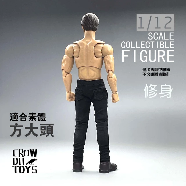 Figure Body Scale 1/12 Inches  1/12 Scale Figure Male Vtoys - New 1/12  Scale Clothes - Aliexpress