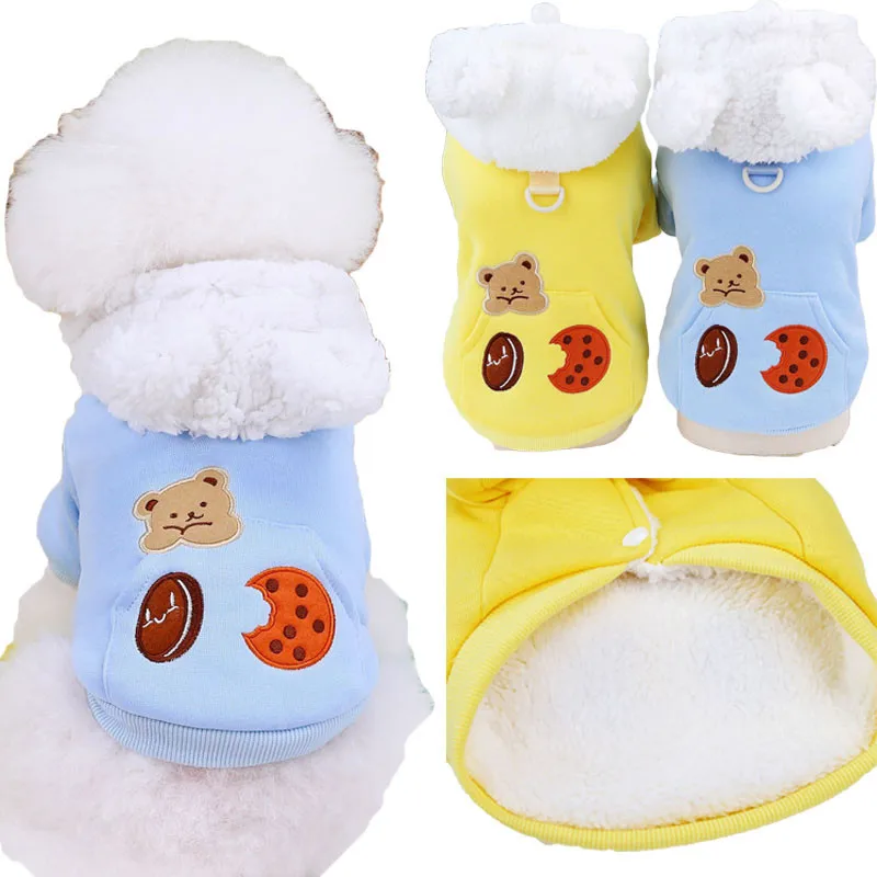 

Warm Hooded Dog Coat,Yellow,Blue,Long Plush Pet Clothes for Small and Medium Dogs,Pug York D-Ring,Puppy Snow Jacket, Winter, XXL