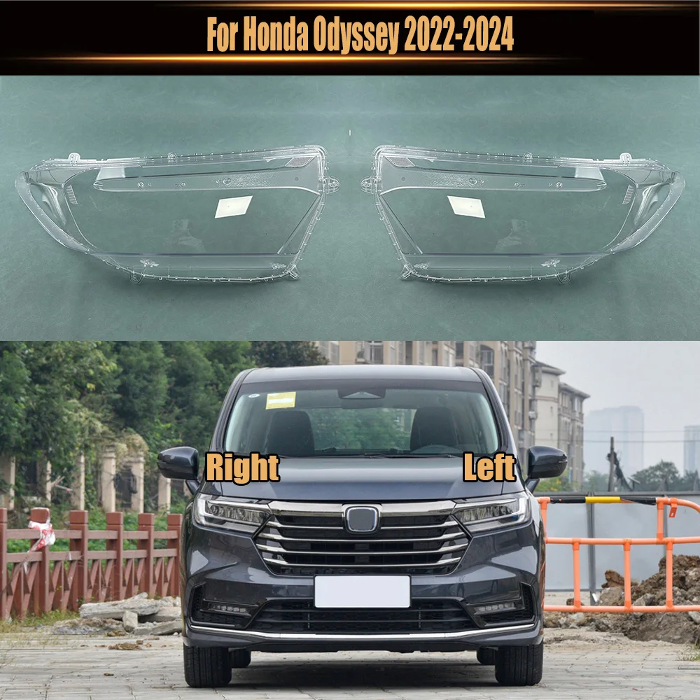 

For Honda Odyssey 2022 2023 2024 Headlamp Cover Transparent Mask Lamp Shade Headlight Shell Lens Replace The Original Lampshade