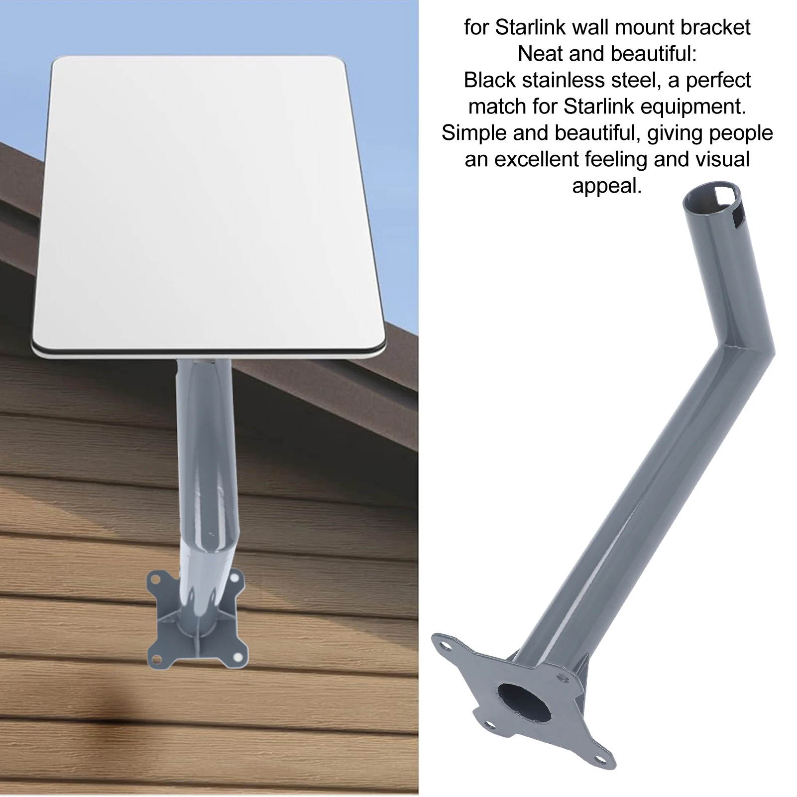 for Starlink Mounting Kit Stainless Steel Heavy Duty Snow Proof for Starlink Mounting Bracket V2