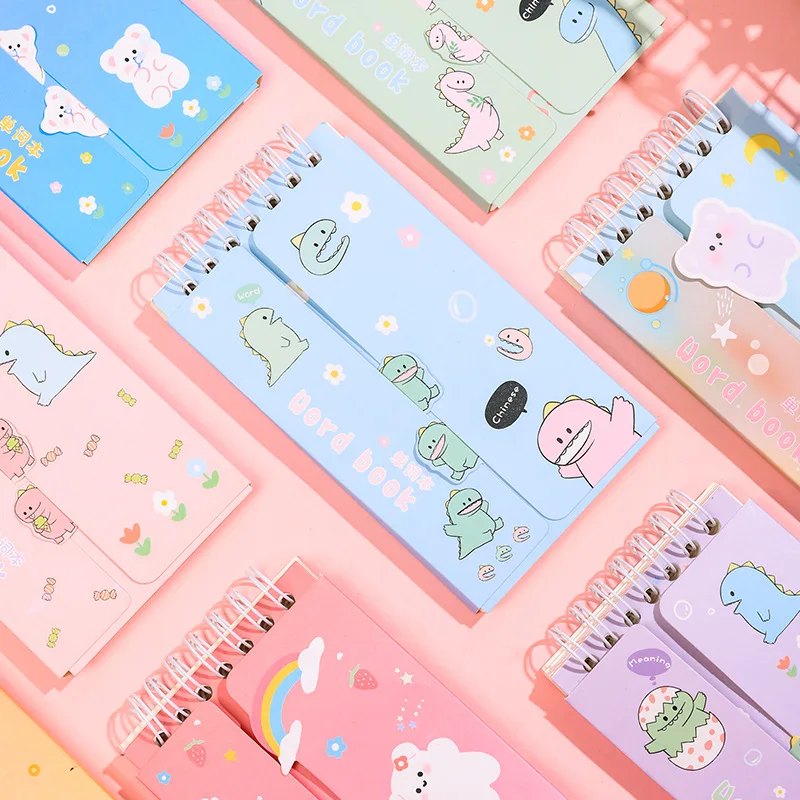 

80 Sheets Portable Memory Book For Memorizing Words English Vocabulary Pocket Memo Pad Foreign Languages Word Book Notebook