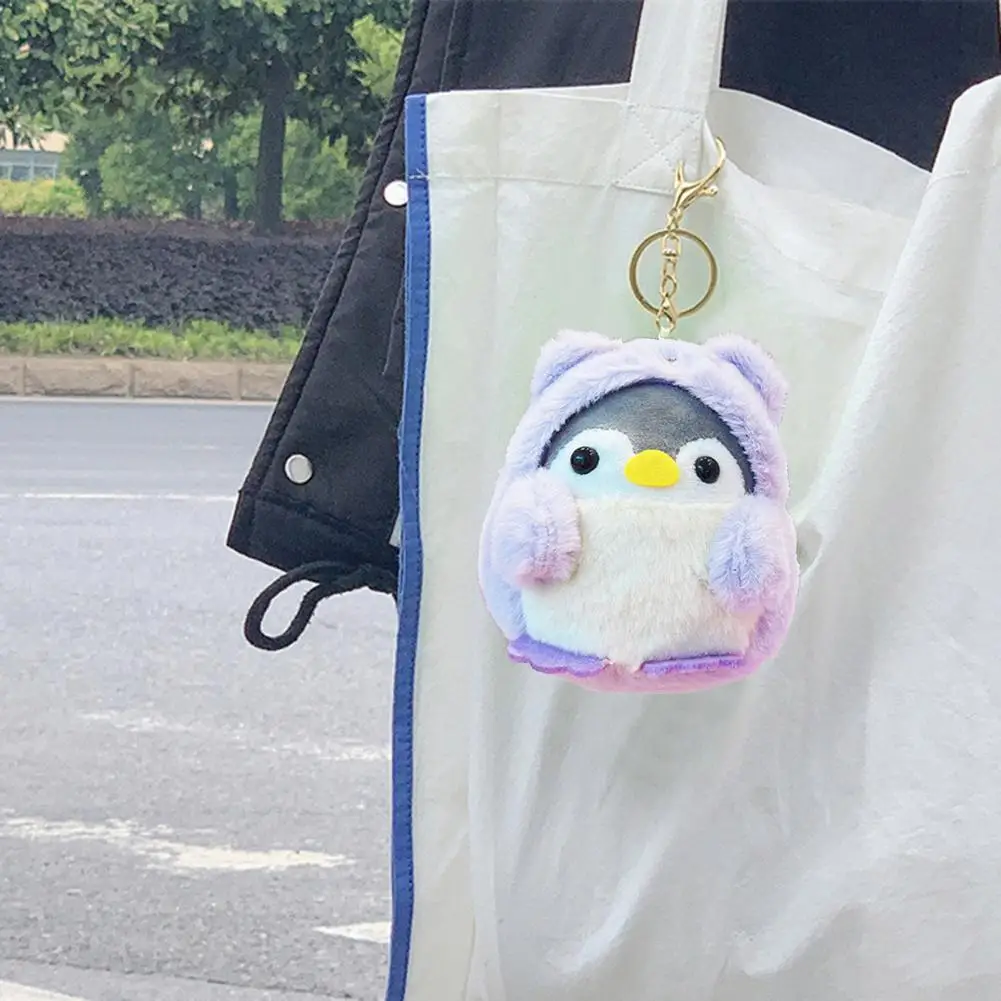 Plush Toy Stunning Anti-deformed Realistic Creative Cartoon Plush Doll Keychain Schoolbag Accessories  Key Chain  Key Ring cute yellow white duck keychain female girl cartoon doll key chain bag car pendant key ring couple keyrings gifts accessories