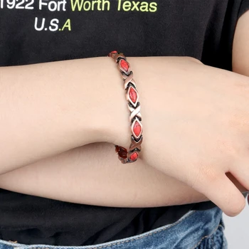 Magnetic Bracelets for Women Arthritis Pain Relief Healthy Antique Style Magnetic Therapy Bracelet for Mom Jewelry Gifts 4