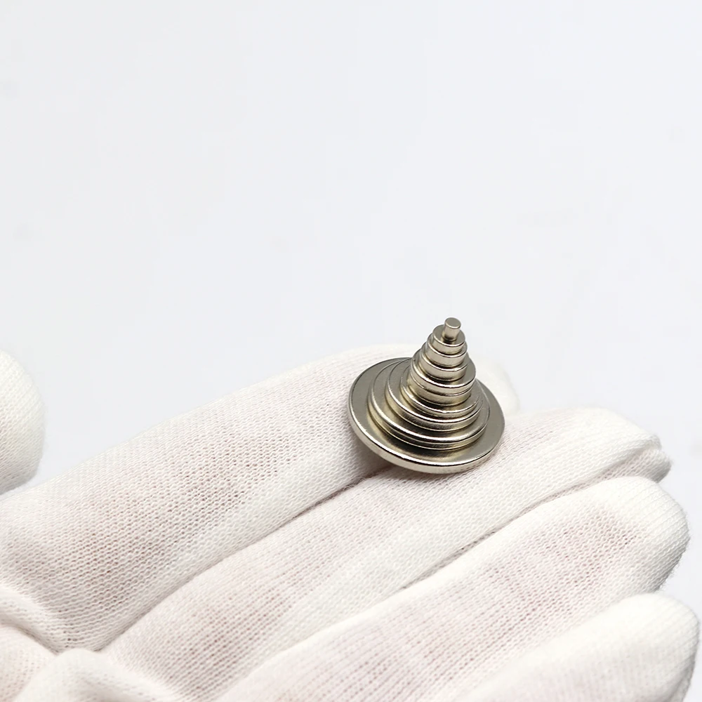 N35 Superstarker Neodym-Magnet, runde Magnete, NdfeB, stark, permanent magnetisch, Imanes-Kühlschrank, 4/5/6/8/10/12/15/20/25 x 2 mm – Detail 5