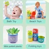 Kid Brain Response Battle Fold Cup Hand Speed Competition Fold Cup Child Stack Game Early Education Puzzle Train Board Games Toy 5