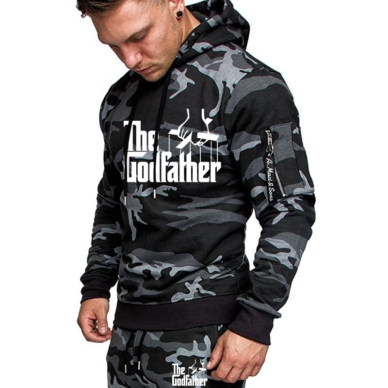 Men's Fashion Hoodies Suits Camouflage Clothing Popular Style Jacket Outdoor Tracksuit Sportswear
