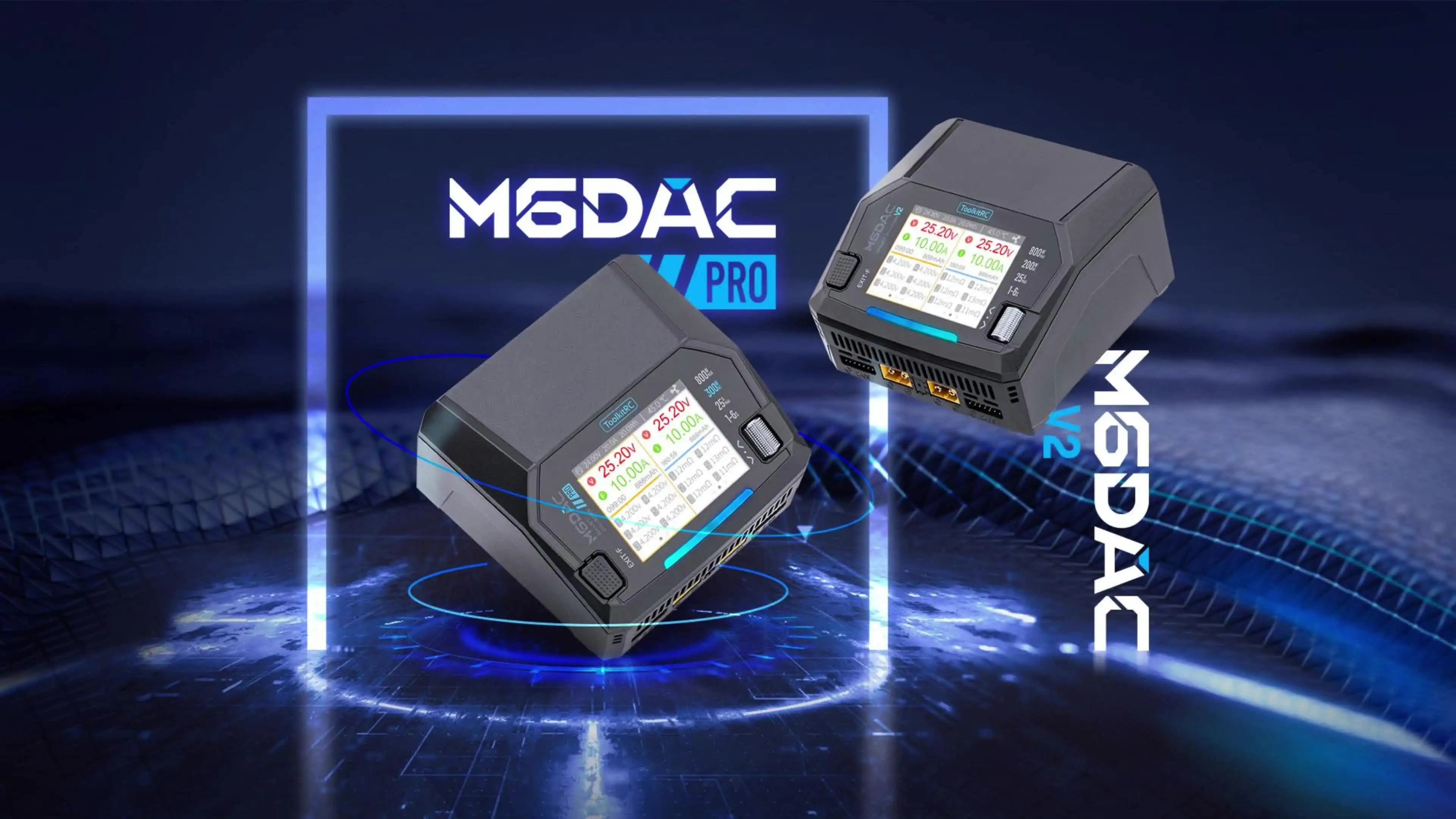ToolkitRC M6DAC V2 M6DAC Pro デュアルチャンネルスマート Lipo