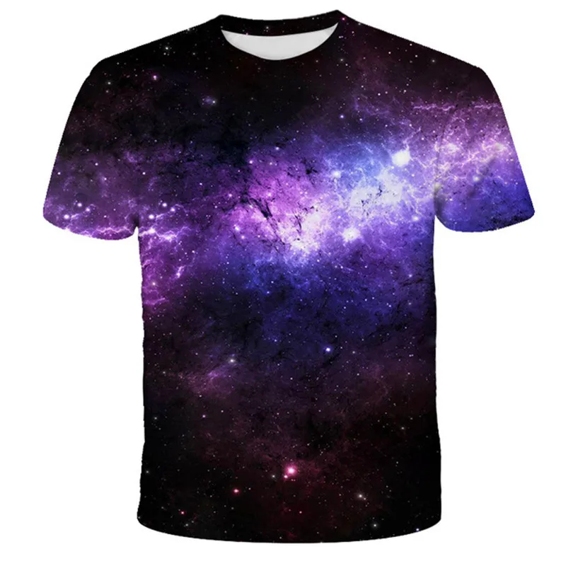 3D Printed Starry Sky Tshirt Cartoon Clothing Boy Starry Sky Fashion T Shirt Kid Summer Boys Funny Tshirt boys Clothes 4-14 year christian t shirts