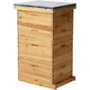 10-Frame Langstroth Bee Hive Coated with 100% Beeswax Includes Beehive Frames and Foundations (2 Deep Boxes & 2 Medium Boxes) 1