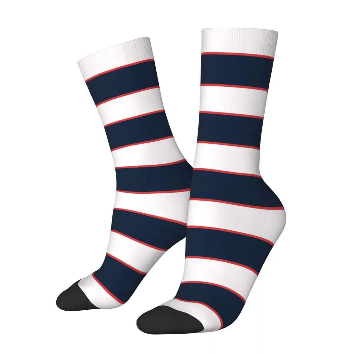 

Autumn Winter Retro Women Men Stripe Plaid Vintage Socks Breathable Football Socks
