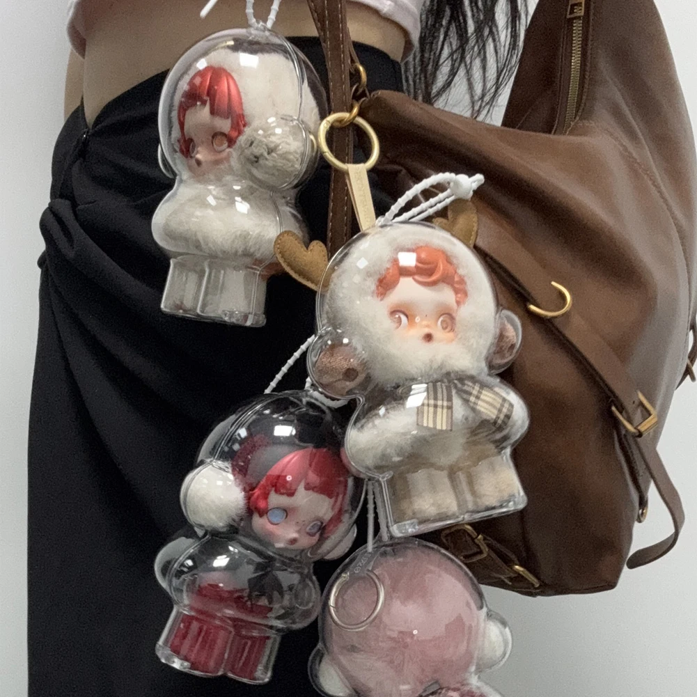 スカルパンダ 1PC 保護アクリル収納ケースぬいぐるみ