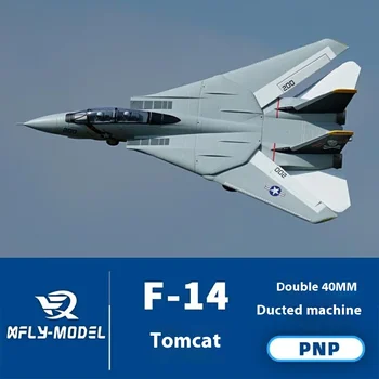 XFly Fast Flying Double 40mm F-14 Double-engine Ducted Fighter Electric Model Aircraft Fixed Wing RC Airplane 1