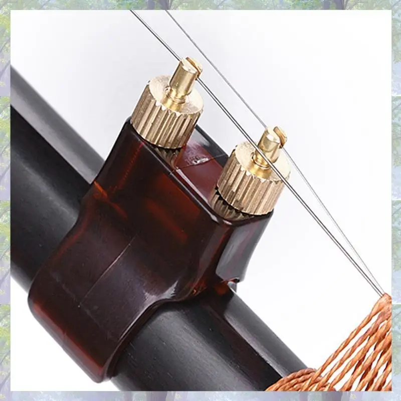 3X Erhu Fine Tuners Brass Rust Proof Not Hurting Strings Erhu Accessories Musical Instrument Replacement Accessory