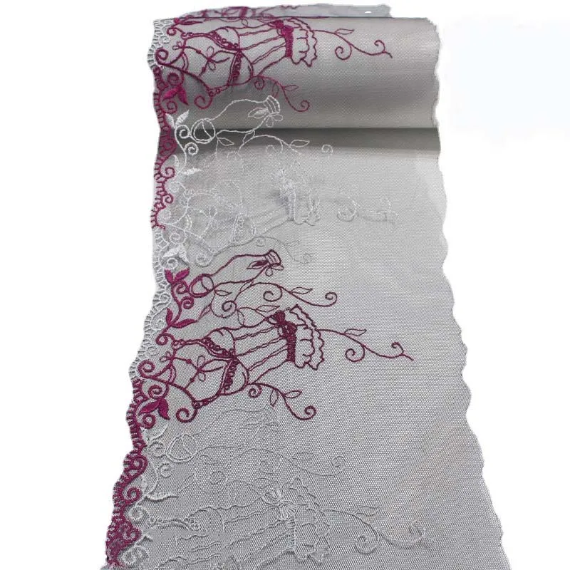 

28Yds, черная сетка, тюль, кружевная ткань, вышивка, кружевная отделка, шитье кружевом для работы с бюстгальтером