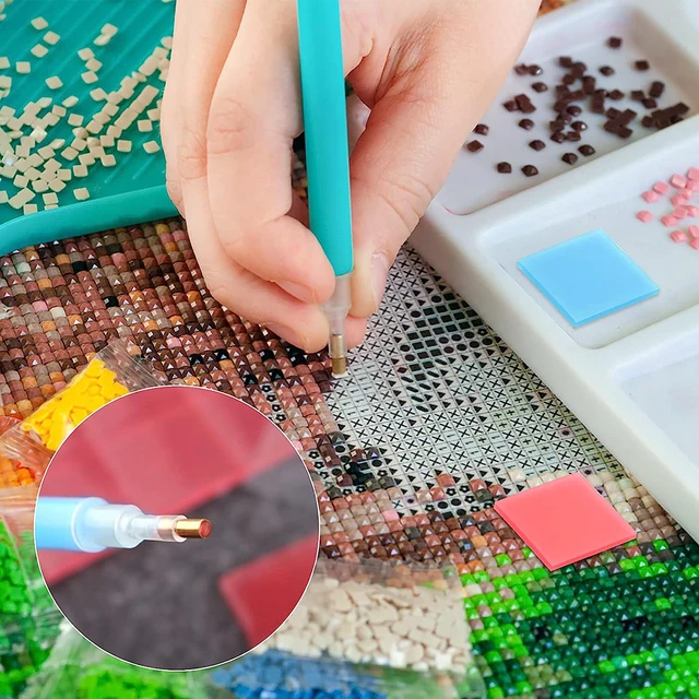 5PCS Diamond Painting Wax Colorful DIY Diamond Painting Embroidery  Cross-Stitch Painting Glue Clay Accessories for DIY Art Craft - AliExpress