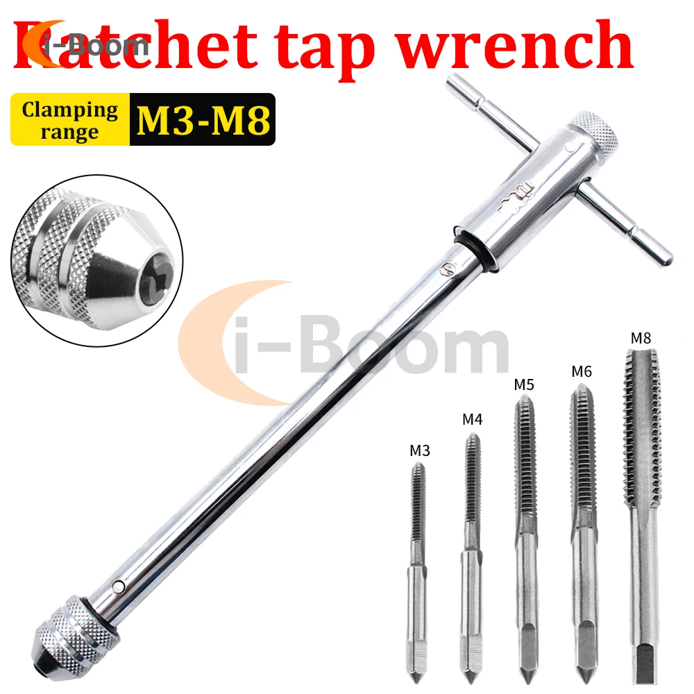 

Гаечный ключ, регулируемый трещотка с резьбой