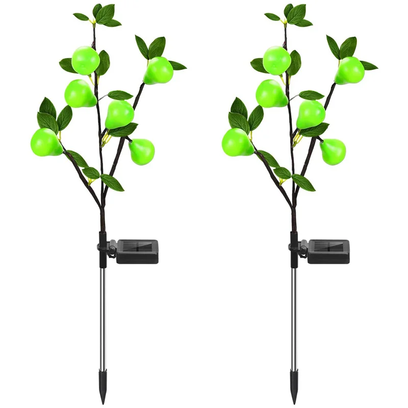 

Solar Led Lights Outdoor Sunlight Garden Lawn Light IP65 Waterproof Solar Pear Tree Lamp for Garden Patio Yard Pathway Decor