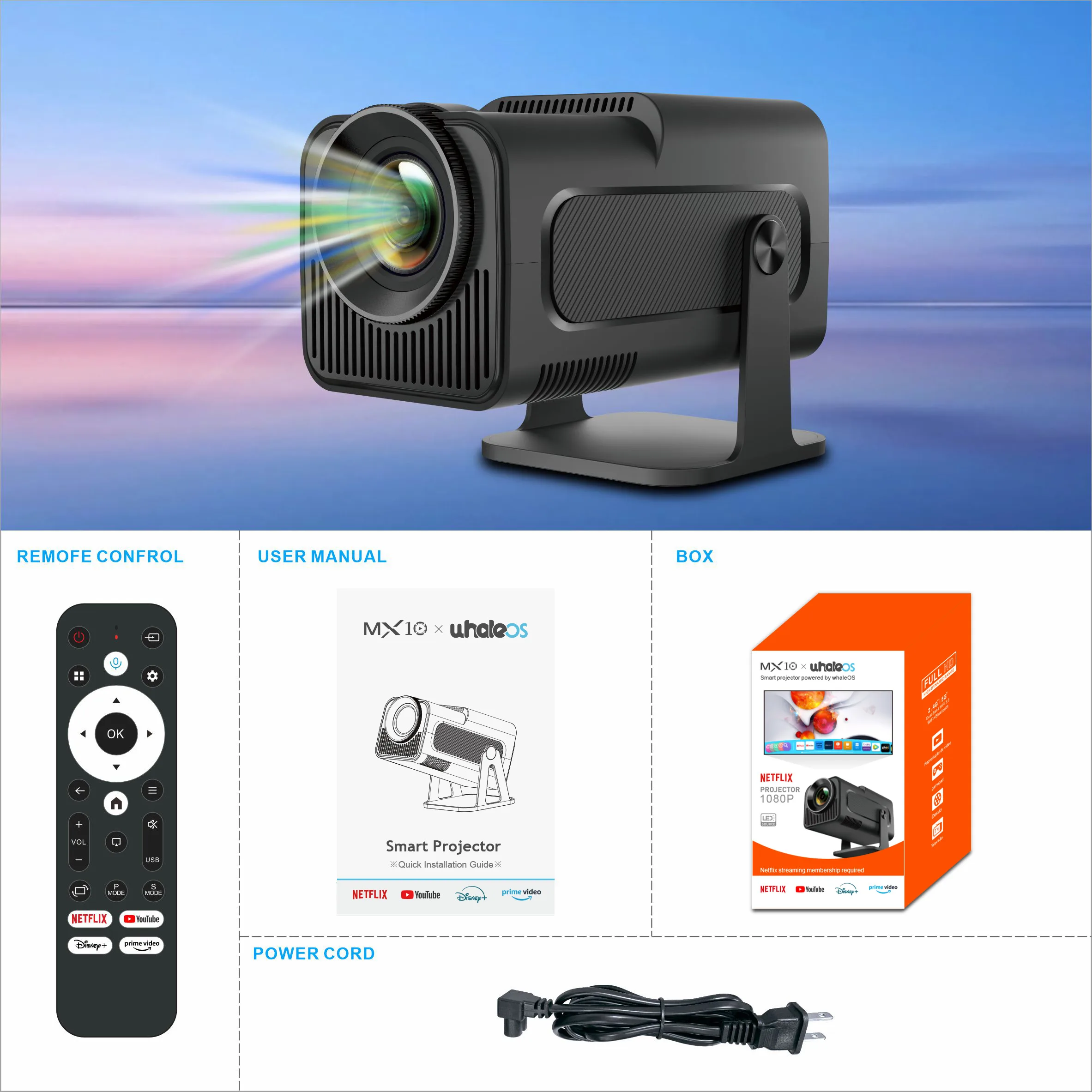 HY320 NTV Netflix Officially Licensed WHALE OS System