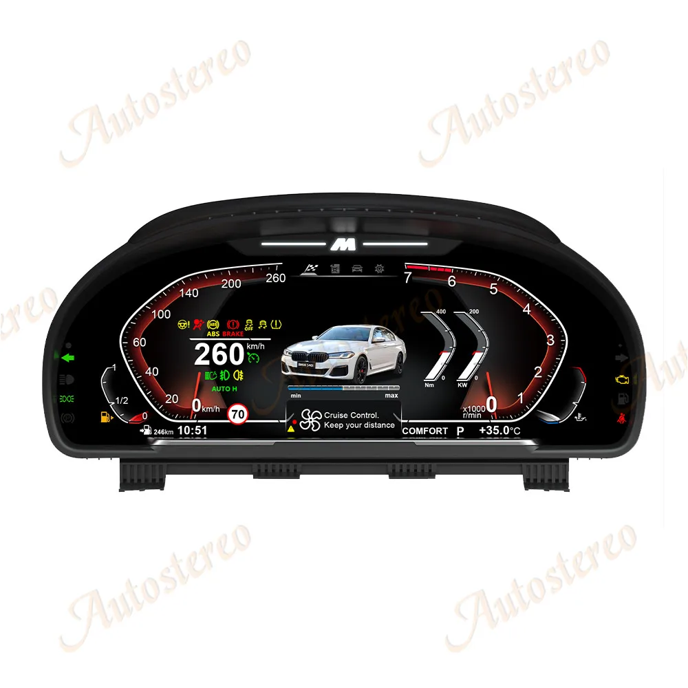 M Sport Virtual Cockpit Digital Cluster Car Odometer Screen For BMW 5GT F07 5 F1
