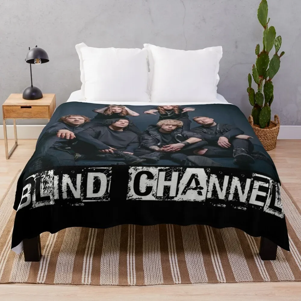 

Blind Channel New Design Classic T-Shirt 2002 00001 Throw Blanket Flannels Large Soft Beds Blankets