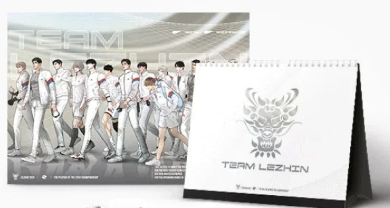 IN stock Lezhin 2024 calendar set Season's Greetings Team