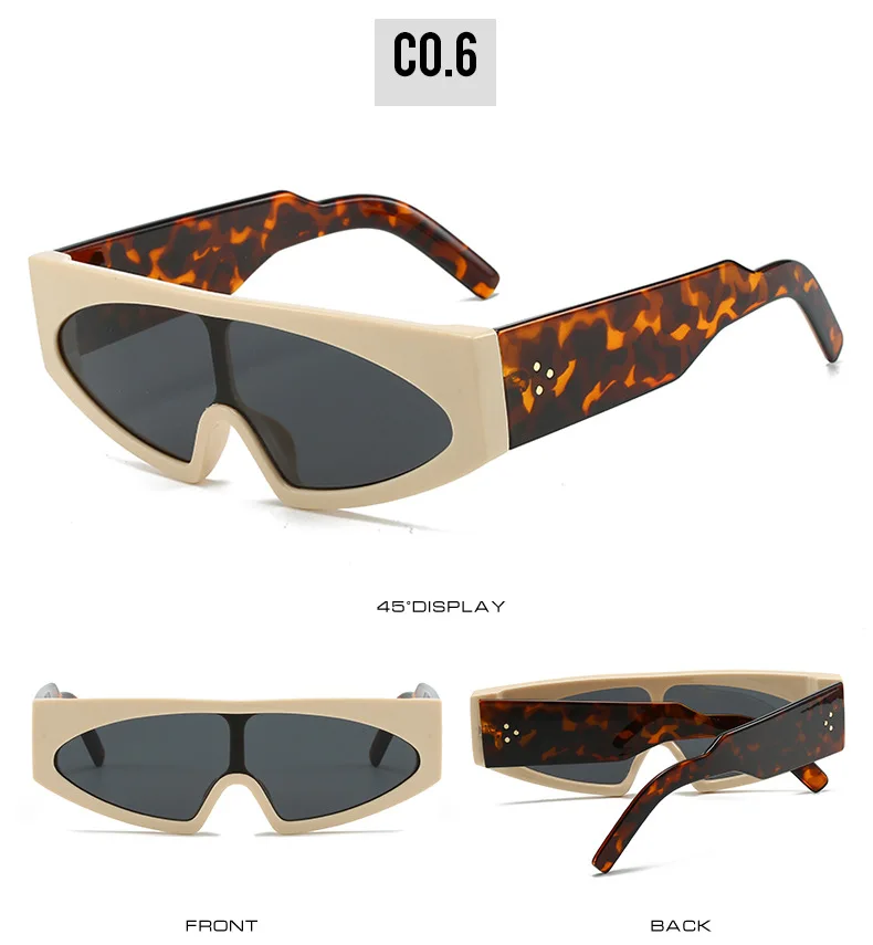 Oversized Sonnenbrille Für Damen Und Herren Mit Uv-schutz_voghion.com