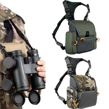 Tactics Binoculars Chest Bag Adjustable Camouflage Telescope Storage Bag Protective Cover Waterproof Pouch For Hunting Camping