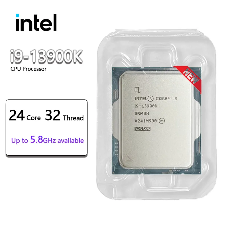 Intel Core i9-13900K i9 13900K 3.0 GHz 24-Core 32-Thread CPU Processor 10NM  L3=36M 125W LGA 1700 Tray New but without Cooler