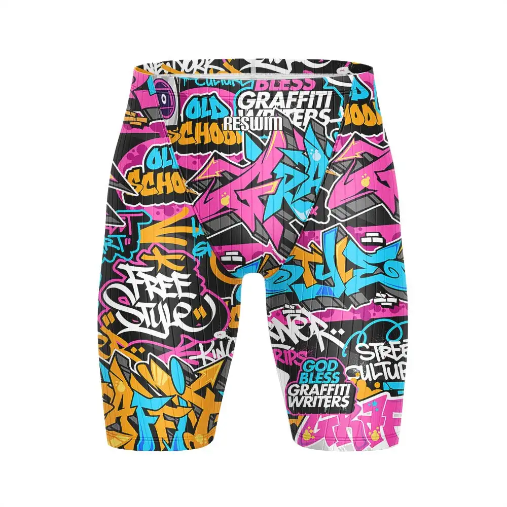Summer Men's Jammer Swim Surf Shorts Summer Trunks Cartoon Swimwear Training Trunks Swimsuit New Beach Volleyball Swimming Pants