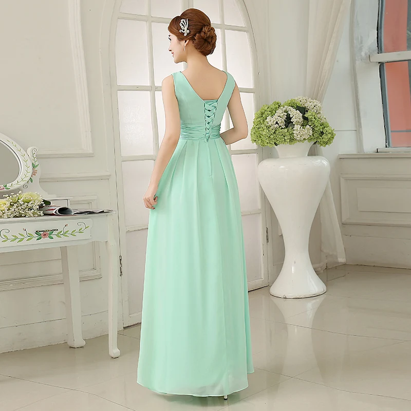 Light Gold Chiffon Bridesmaid Dresses