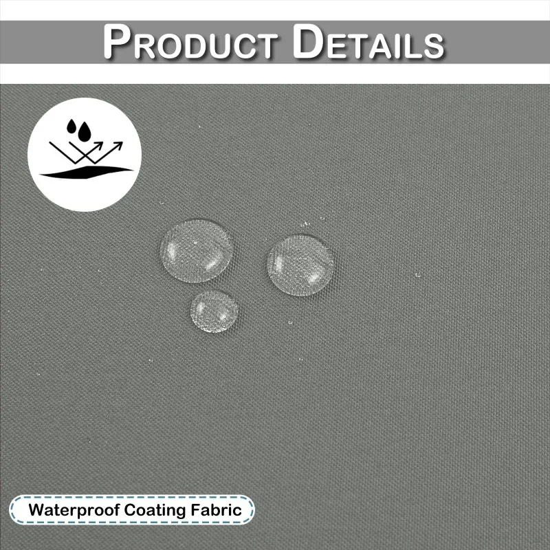 Patio Square Waterproof Slipcover Outdoor Sofa Seat Cushion Covers Garden Rattan Chair Sectional Sofa Covers Furniture Protector 4