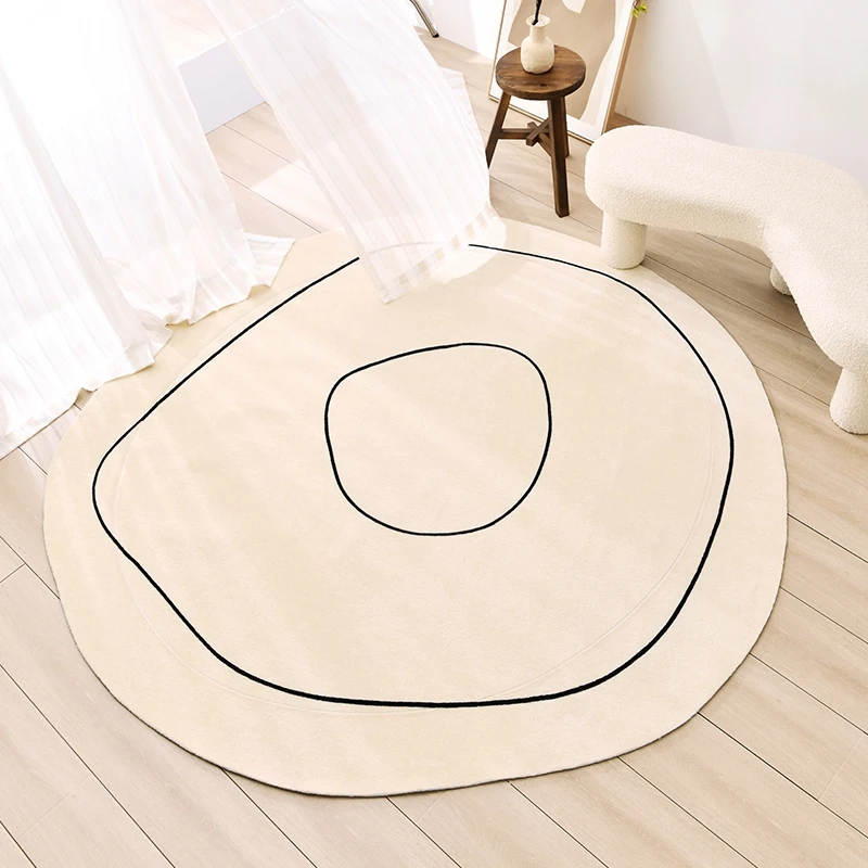 https://ae01.alicdn.com/kf/Sbf1424cdbb6443a28f06232897500caaJ/Irregular-Round-Carpet-INS-Style-Bedside-Mat-Simple-Lines-Large-Area-Rugs-for-Living-Room-Coffee.jpg