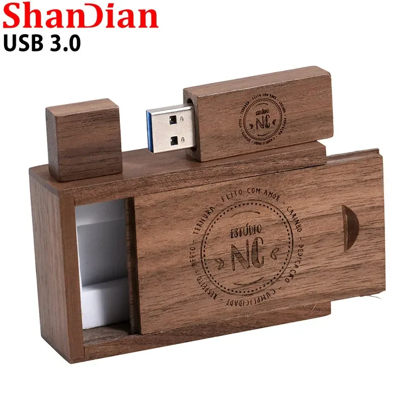 High Speed Wedding Gift USB 3.0 Flash Drive Free Pen Drive Photography Box Memory Stick 64GB/32GB/16GB/8GB/4GB U Disk usb flash drive flash drive