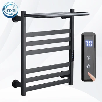 ราวแขวนผ้าเช็ดตัวแบบไฟฟ้าควบคุมอุณหภูมิ OXG เครื่องทำความร้อนผ้าเช็ดตัวในห้องน้ำ เครื่องอบผ้าเช็ดตัว เครื่องทำความร้อนในห้องน้ำ ราวแขวนผ้าเช็ดตัวติดผนัง 1