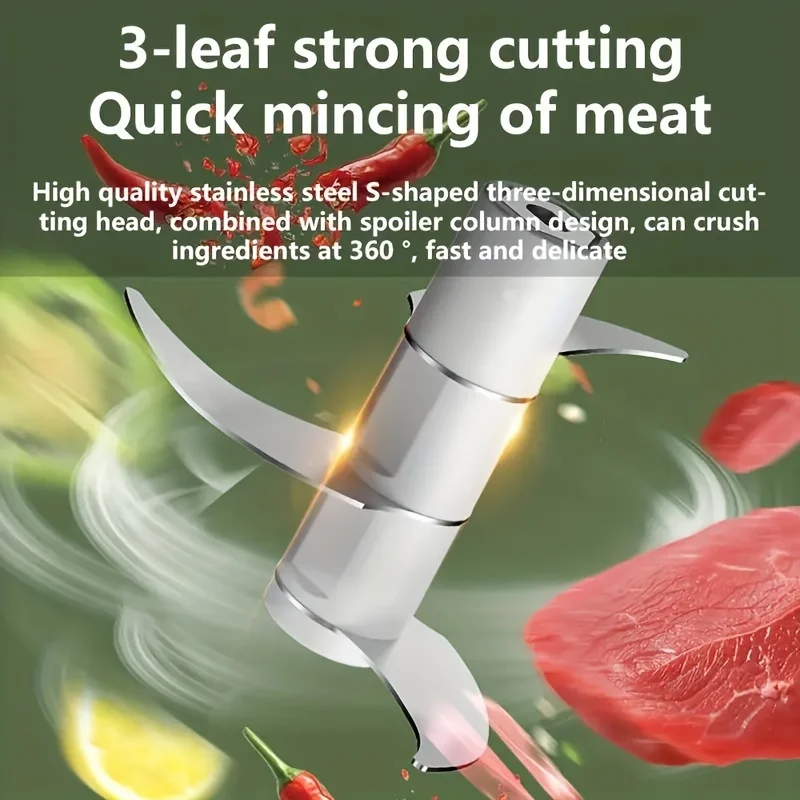 Household Food Supplement Machine, Meat Crusher, Powder Grinder, Meat Grinder, Garlic Chili Spice Machine 6