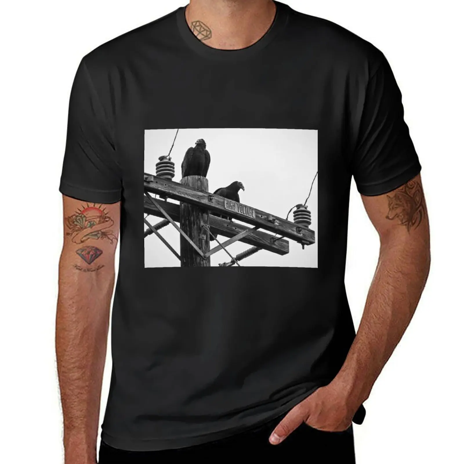 

Мужская винтажная футболка с изображением обычной культуры