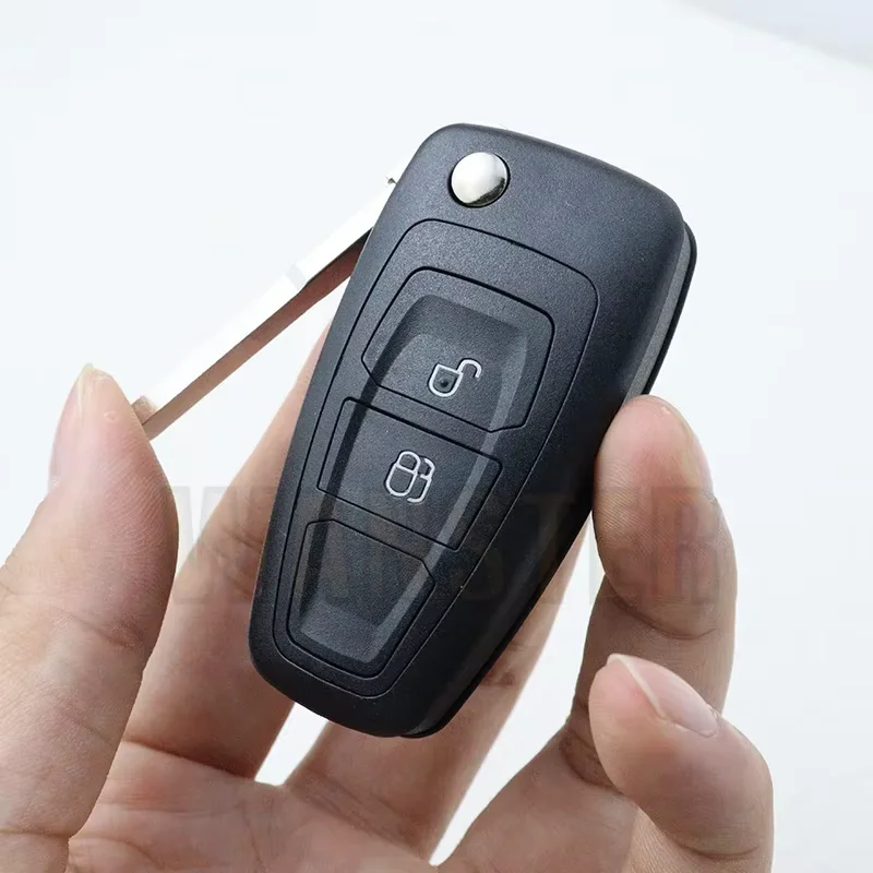 2/3 Buttons Car Key Shell for Ford Kuga C-Max S-Max Focus Fiesta Mondeo Galaxy Car Key Case Housing with F021/HU101 Blade
