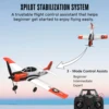 Volantex 761-9 2.4G 6-Axis Foam Aircraft T28 RC Airplane Glider EPP 4CH  Warbird with Xpilot Stabilizer / One-key Aerobatic RTF 3