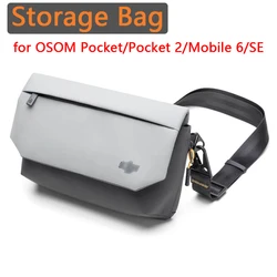 Storage Bag for DJI OSOM Mobile 6/SE/4 Crossbody Mini Bag Portable Shoulder Case for OM4/Action/Pocket 2 Insta360 Flow Accessory