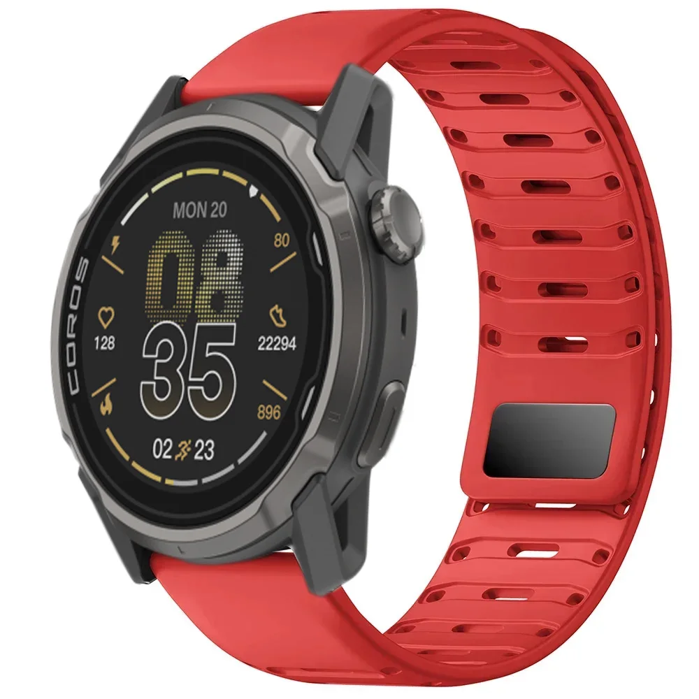 22mm Sport Silicone Magnetic Adjustable Wristband Strap