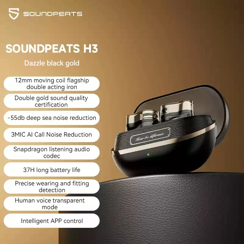 SoundPEATS H3 ワイヤレスイヤホン 3 マイク AI ノイズ