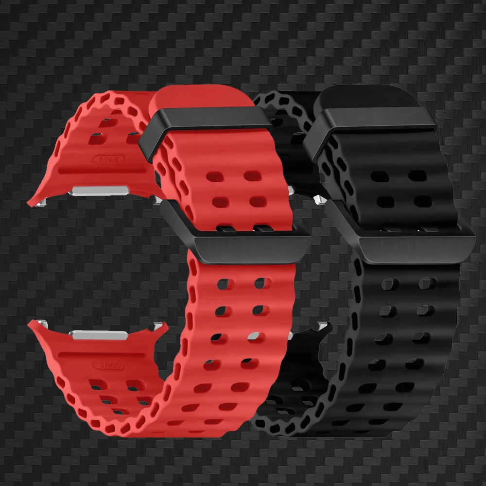 Silicone Sport Bracelet for Marine Band Watches - 47mm, Ultra Durable & Stylish