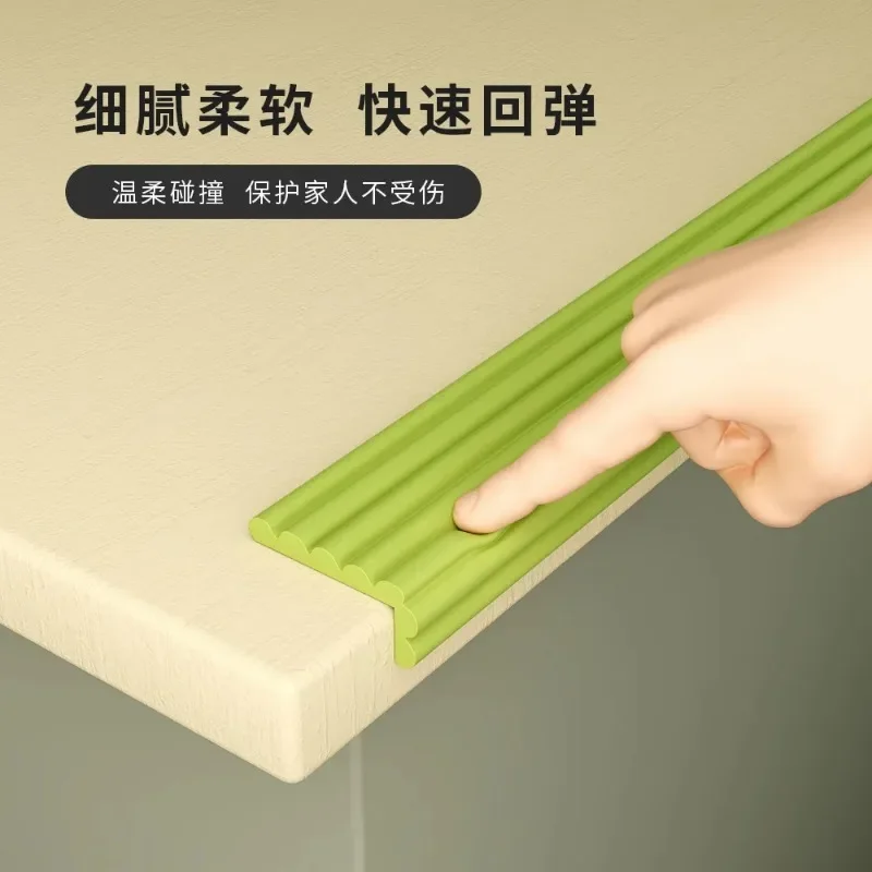 2m New Shape Extra Thick Baby Safety Furniture Table Protector Edge Corner Desk Cover Protective Tape Foam Corners Bumper Guard Silicone Table Corner Protector Table Corner Protector Table Edge Protector Furniture Anti Collision Strip